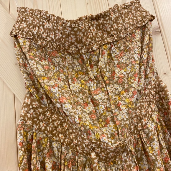 NWOT American Eagle Outfitters Floral Jumpsuit - Brown and Cream - Picture 4 of 7